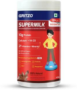 Gritzo SuperMilk Weight+ (13+y), 10g Protein (Double Chocolate)