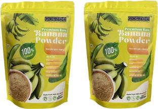 GOEZEE 100% Natural Raw Banana Powder For Kids/Babies/Adult | Rich in Protein & Vitamin