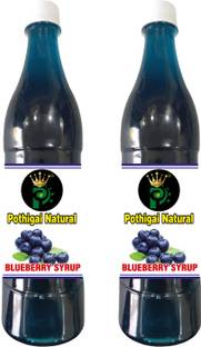 POTHIGAI NATURAL Blueberry Syrup 1500 ml /Energy Booster/Sweet and Healthy Drink/Summer Drink