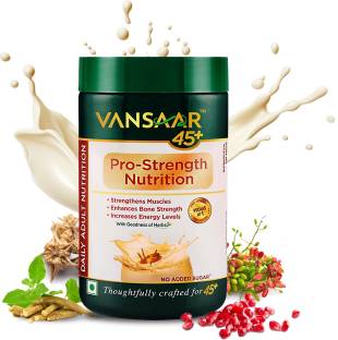 Vansaar 45+ Pro-Strength Complete Nutrition Drink for Adults above 45