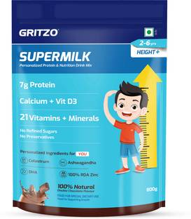 Gritzo SuperMilk Height+ (2-6y), 7g Protein (Double Chocolate)