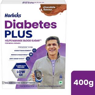 Horlicks Diabetes Plus Chocolate, 400G|Helps Manage Blood Sugar | Starts Working From Day 1