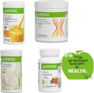 HERBALIFE MANGO SHAKE,PROTEIN 200,SHAKEMATE AND TULSI AFRESH