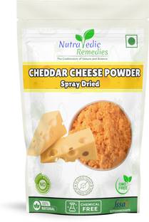 nutravedic remedies Cheddar Cheese Powder - 200 Gram Milk Substitutes Powder