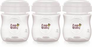 Beebaby Pump N' Protect Wide Neck Breast Milk Storage Bottles. 100% BPA Free. 150ML.