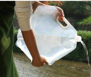 Keetoz 10L Folding Water Carrier: Outdoor Drinking Water Container for Sports,