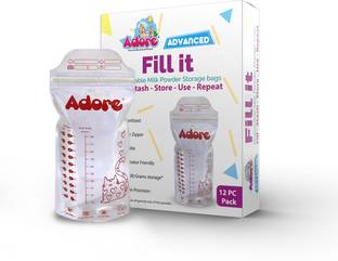 Adore by Adore FILL IT Disposable Milk Powder Storage bags -Fill – Stash – Store – Use -Repeat