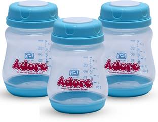 Adore Ahoy! Advanced Breast Milk Storage Bottles- BPA Free- Reusable- Baby Safe