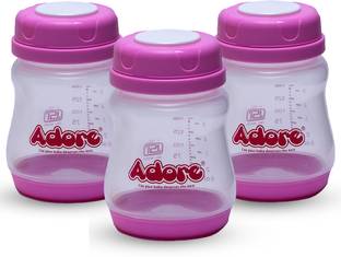 Adore Ahoy! Advanced Breast Milk Storage Bottles- BPA Free- Reusable- Baby Safe