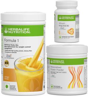 HERBALIFE Formula 1-Mix Shake Mango 500g + Protein 200g + Ginger Afresh 50g