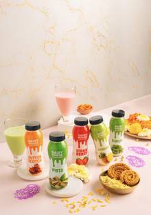 Dairy Power Flavoured Milk Pista 180 ml, Liquid,Milk Based Drink(Pack of 9)