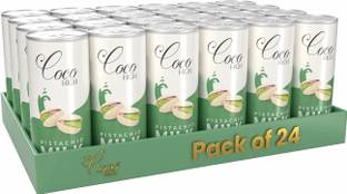 COCOHIGH Pistachio Pista Milkshake 200 ML (Pack of 24) Thick & Creamy Flavoured Milk