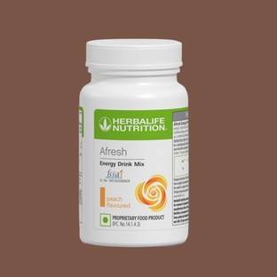 HERBALIFE PEACH FLAVOUR AFRESH ENERGY DRINK MIX 50GM