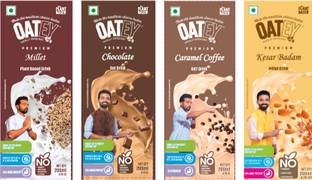 Oatey Oatey Assorted Pack of 8 Chcolate, Caramel Coffee, Kesar Badam, Millet
