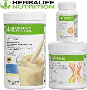 HERBALIFE Formula 1-Mix Shake Kulfi 500g + Protein 200g + Lemon Afresh 50g