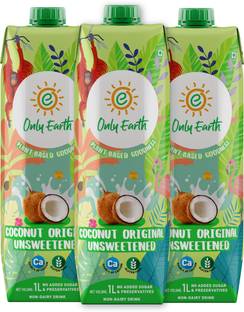 Only Earth Coconut Milk Unsweetened (Pack of 3)
