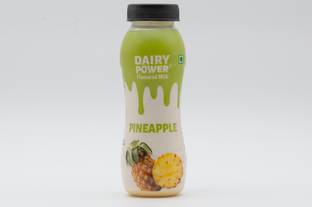 Dairy Power Flavoured Milk Pineapple 180 ml, Liquid,Milk Based Drink(Pack of 9)