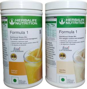 HERBALIFE F1 MANGO SHAKE AND VANILLA SHAKE COMBOI MANGO, VANILLA