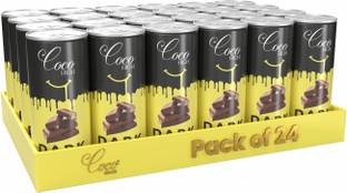 COCOHIGH Dark Chocolate Milkshake with Real Chocolate Milkshake 200 ML Pack of 24