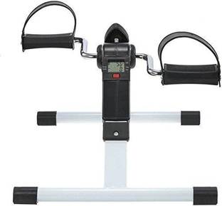JRS TRADERS Mini Exercise Foot Peddler Desk Bike Arm and Leg Peddler Machine with LCD Monitor Mini Pedal Exerciser Cycle