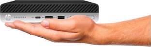 HP Refurbished 800G3 TINY - Windows 11 Pro, Core i3, Core i3 6th gen, 8 GB DDR4, 256 GB SSD Mini PC