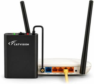 Catvision Mini Ups 12v wi-fi Power Backup for Router | 4 Hrs (Lab Tested) Power Backup for Router
