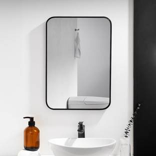 windowera NO SCREW NEED, EASY STICK Bathroom Mirror Decorative Mirror