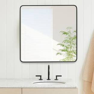 LUPPRA 24x24in Frameless Square Wall Mirror Bathroom Mirror