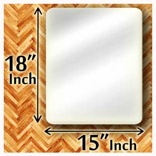RannS 15" × 18" Inch Rectangular Shape Mirror, 3.5mm thick Decorative Mirror