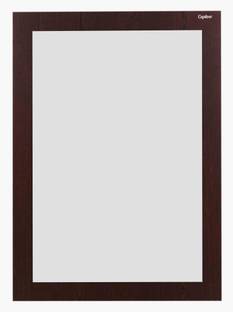 Captiver Decorative Laundry Home Care Mirror Wenge (15x21) Inch Decorative Mirror