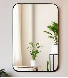 LUPPRA 12 × 18 in Frameless Wall Mirror Bathroom Mirror