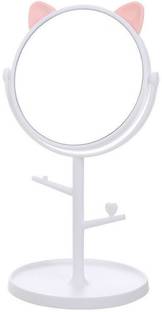 Lucacci Adjustable Vanity Mirror with Small Stand for Makeup Decorative Mirror