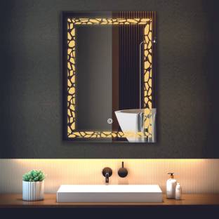 PRINCE ART Led Mirror with Light Bathroom Wall Decor 
Makeup Room 18x24 Inch LT83 Bathroom Mirror