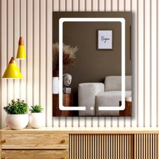 क्रेलिक्स LED Light Mirror with 3 Color Interior Decor wall 18 * 24 Inch बाथरूम मिरर