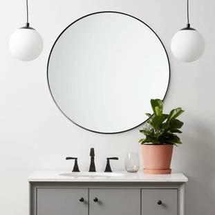 windowera 12" inch Decorative Mirror (Round) Decorative Mirror