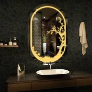 Khushi Decors LED Mirror Glass Bathroom Mirror