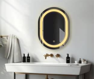 TRYOTONE Wall Led Mirror For Bathroom, Wash Basin With Touch Sensor and 3 Led Lights Bathroom Mirror