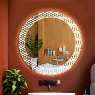 LUPPRA 24x24 Inch Wall-Mounted LED Mirror with Smart Sensor Bathroom Mirror