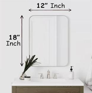 RannS 12" x 18" Inch Rectangular Mirror F_D Decorative Mirror