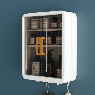 GLOXY Wall Mounted Kitchen Storage Cabinet Plastic Kitchen Cabinet