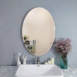 Fliptic Self Adhevive Mirror Use It Bathroom and living room set of 1 pc Decorative Mirror