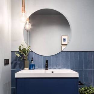 LUPPRA Glass Round 12X12 Inch Wall Mounter Mirror Bathroom Mirror