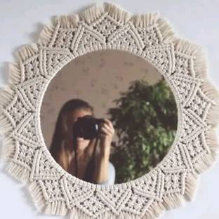 Noorhandcrafted MACRAME MIRROR**016 Decorative Mirror