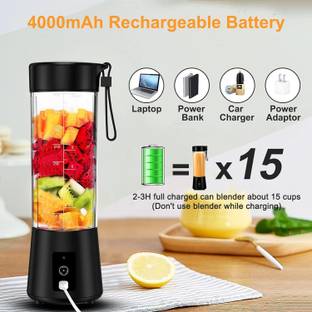 R.T. Impex Mini USB Bottle Juicer Blender, Rechargeable Hand Juicer 220 W Juicer