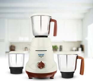 BOROSIL 500W WHITE MIXER GRINDER 500 W Juicer Mixer Grinder