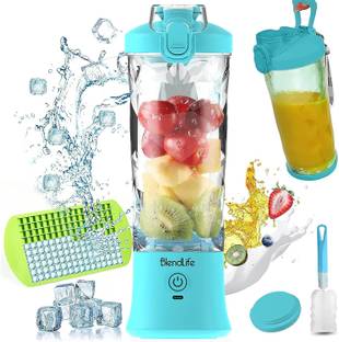 BlendLife Ultra Waterproof Portable Blender, LED Light Indicators & Pulse Model Feature 240 W Juicer Mixer Grinder