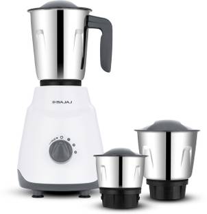 BAJAJ 410579 3 500 W Juicer Mixer Grinder (3 Jars, white/grey)