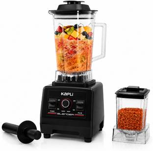 KAPLI Powerful Blender Grinder 2 Unbreakable PC Jars (3000 ml & 600 ml) 800 W Mixer Blender