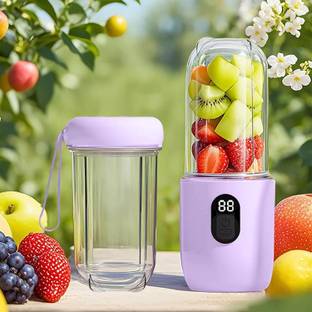LU MOTECH Portable Blender Electric Juicers Fruit Mixers USB Rechargeable Smoothie 200 W Juicer Mixer ...