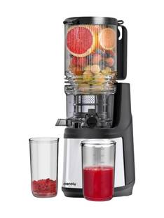 Canoly Cold Press Slow Juicer, Slow Masticating Juicer Machine, Easy to Clean 350 W Juicer